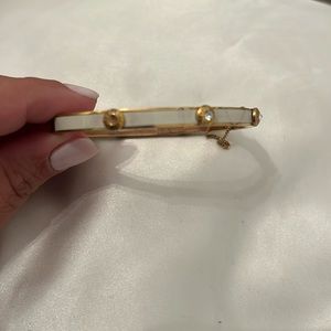 White and gold Henri bendel bracelet
